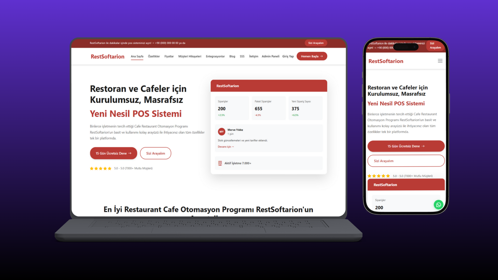 Restoran Otomasyon Sistemi